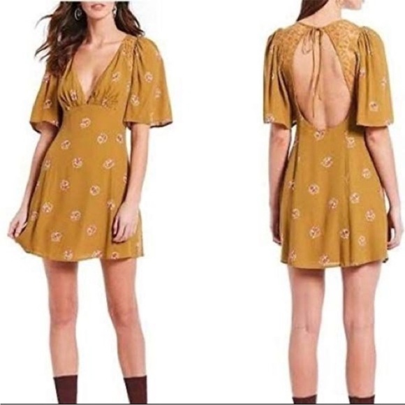 Free People Clove Mockingbird Mini Dress 2 - Picture 4 of 11